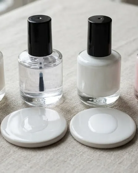 Close-up illustrating what separates milky white from clear coat, chalk white, and sheer pink