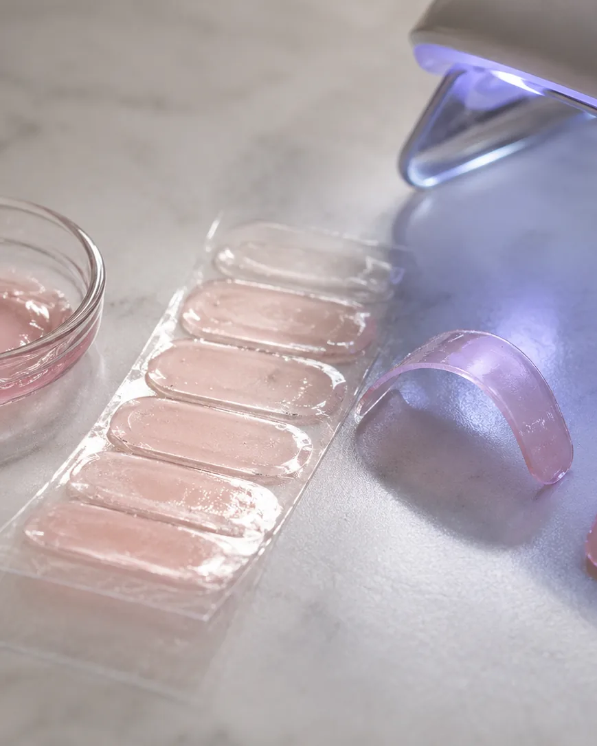 Close-up illustrating what "semi cured" actually means chemically, not on the box