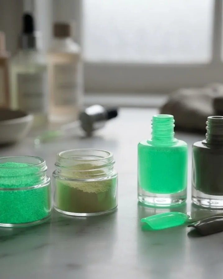 Detail view of strontium Aluminate vs Zinc Sulfide: Why Most Glow Is Green
