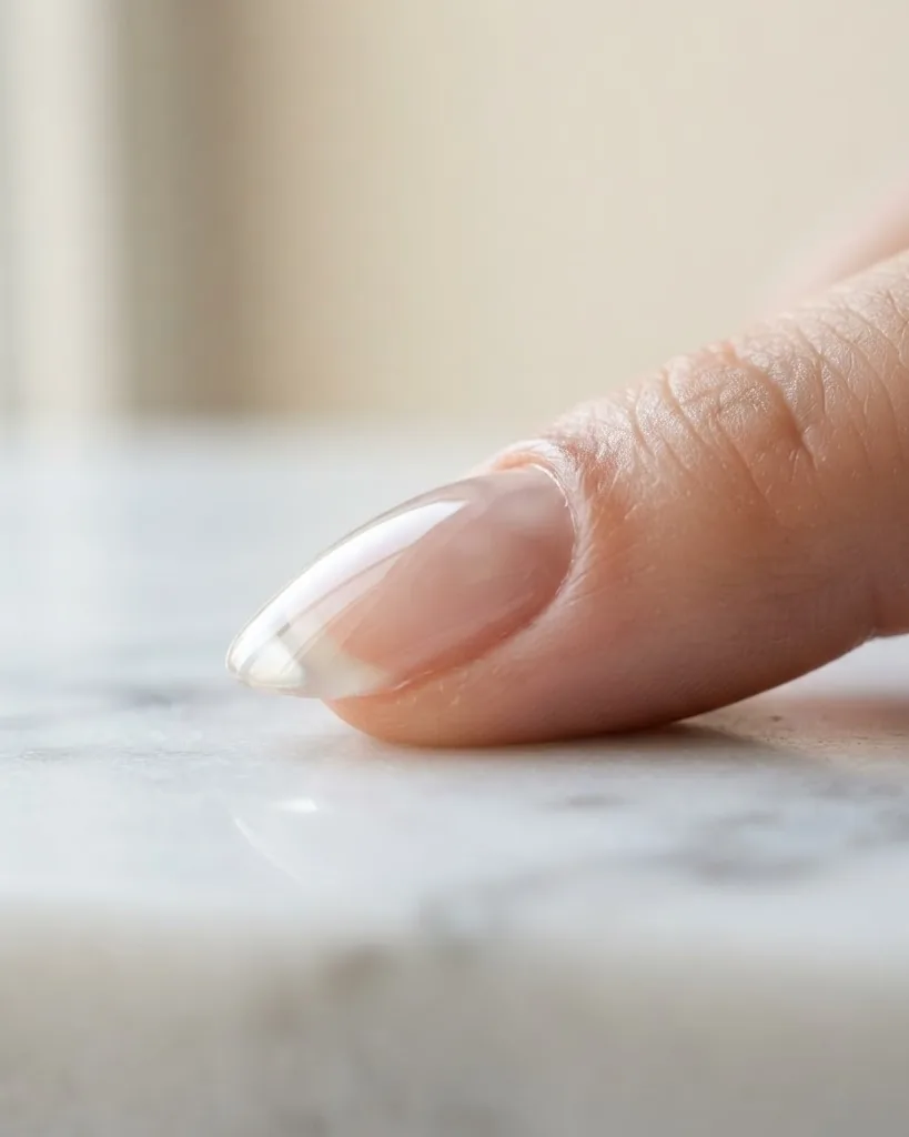 Close-up illustrating what hard gel actually is at the molecular level