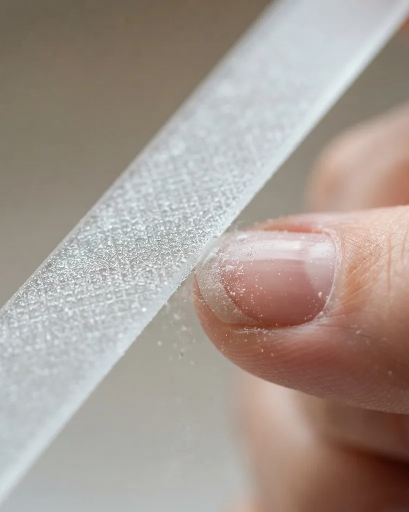 Detail view of the Low-Acetone File-Down for Sensitive Skin