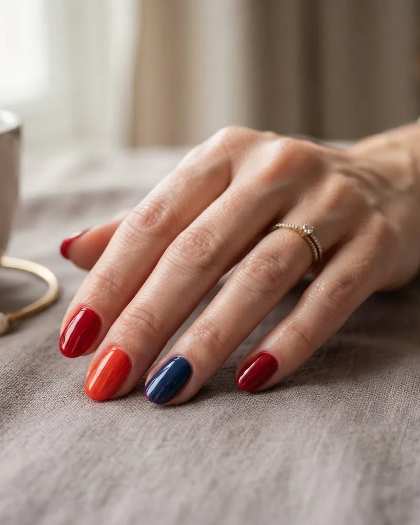 Detail view of blue-red, orange-red, or true red: reading your own undertone